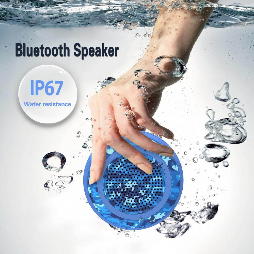 Cyboris Bluetooth Speakers,Portable Wireless IPX7 Waterproof Floating Bluetooth Speaker with TWS Function, Deep Bass, Stereo Pairing,Durable for Swimming Pool,Beach,Shower,Travel