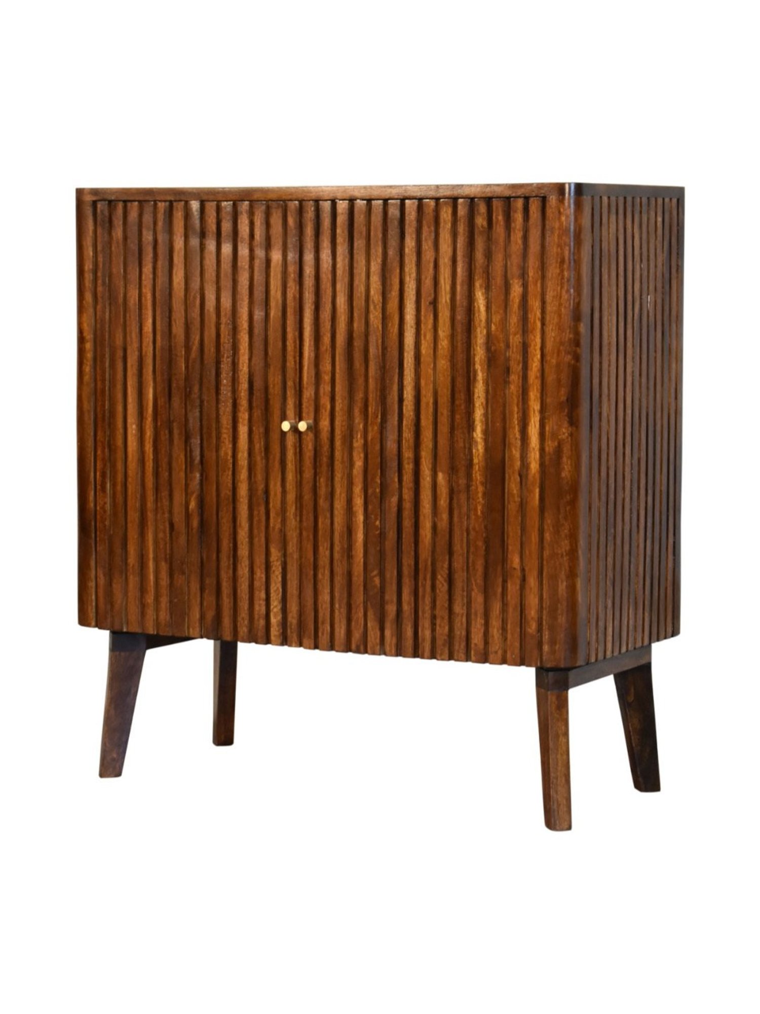 Artisan Furniture Reeve Brown Wood Cabinet