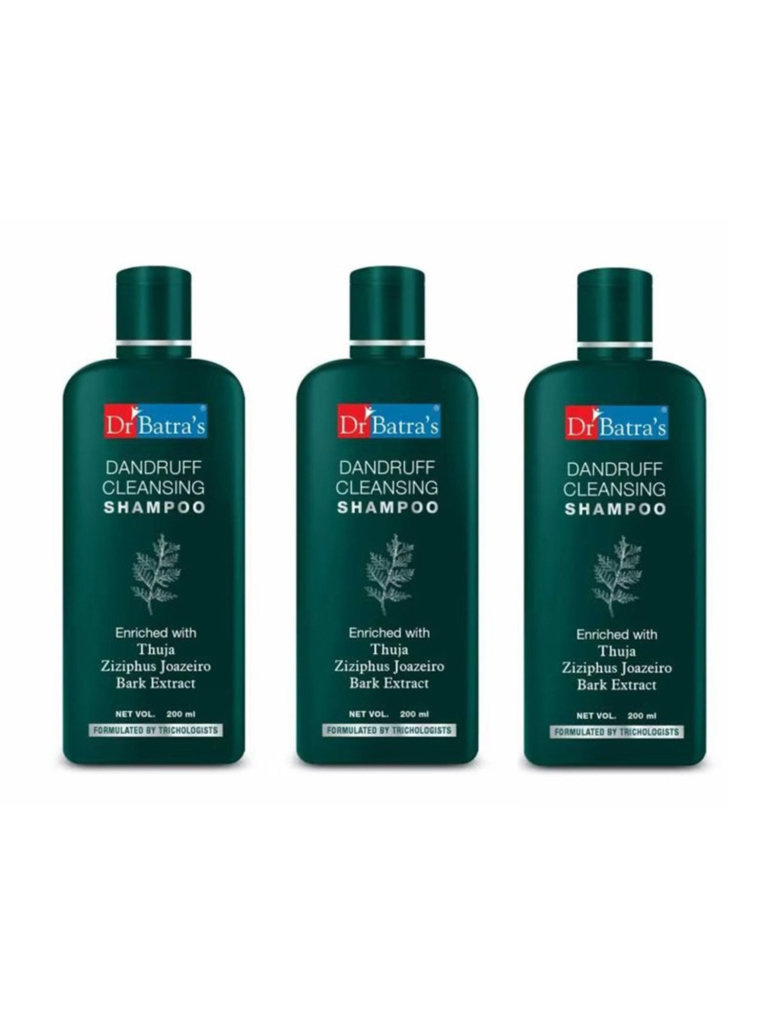 Dr. Batra's Dandruff Cleansing Shampoo (Pack of 3)