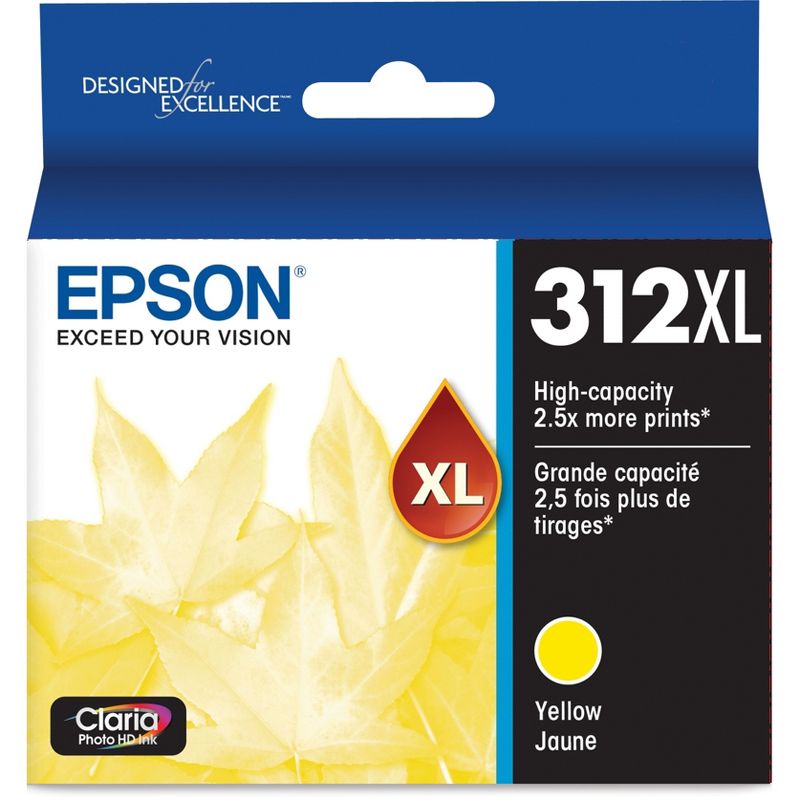 Epson Claria Photo HD T312XL Ink Cartridge - Yellow - Inkjet