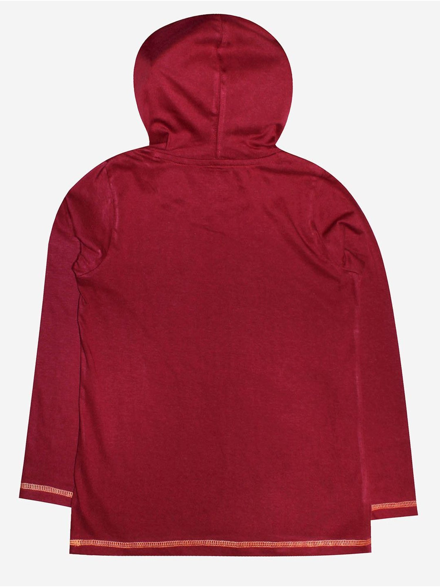 Kiddopanti Boys Maroon Solid T-Shirt