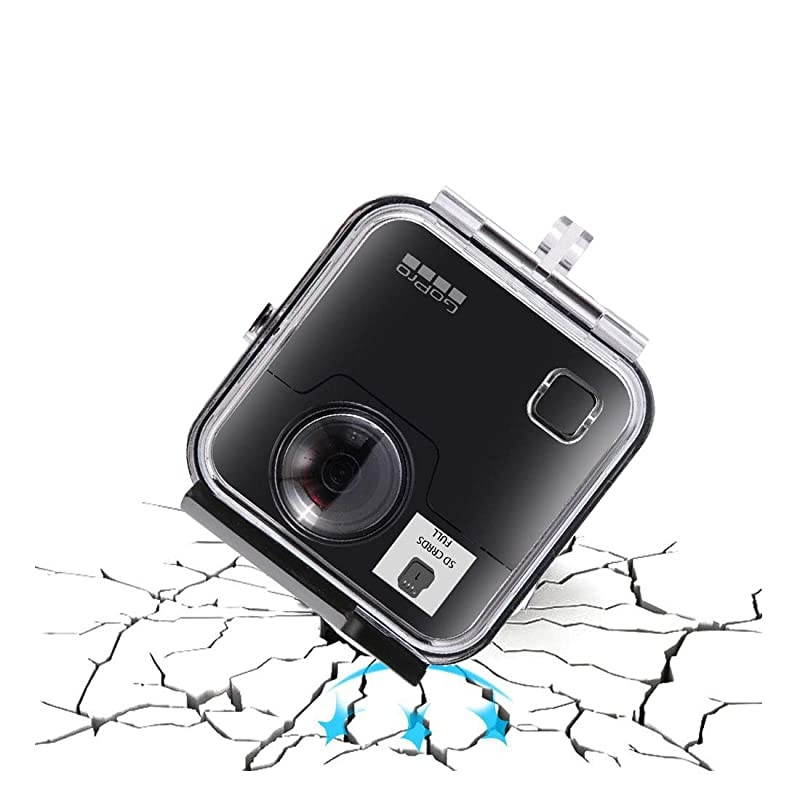 Case for Gopro Fusion Action Cameras, Splash Protection Shell with Bracket Accessories