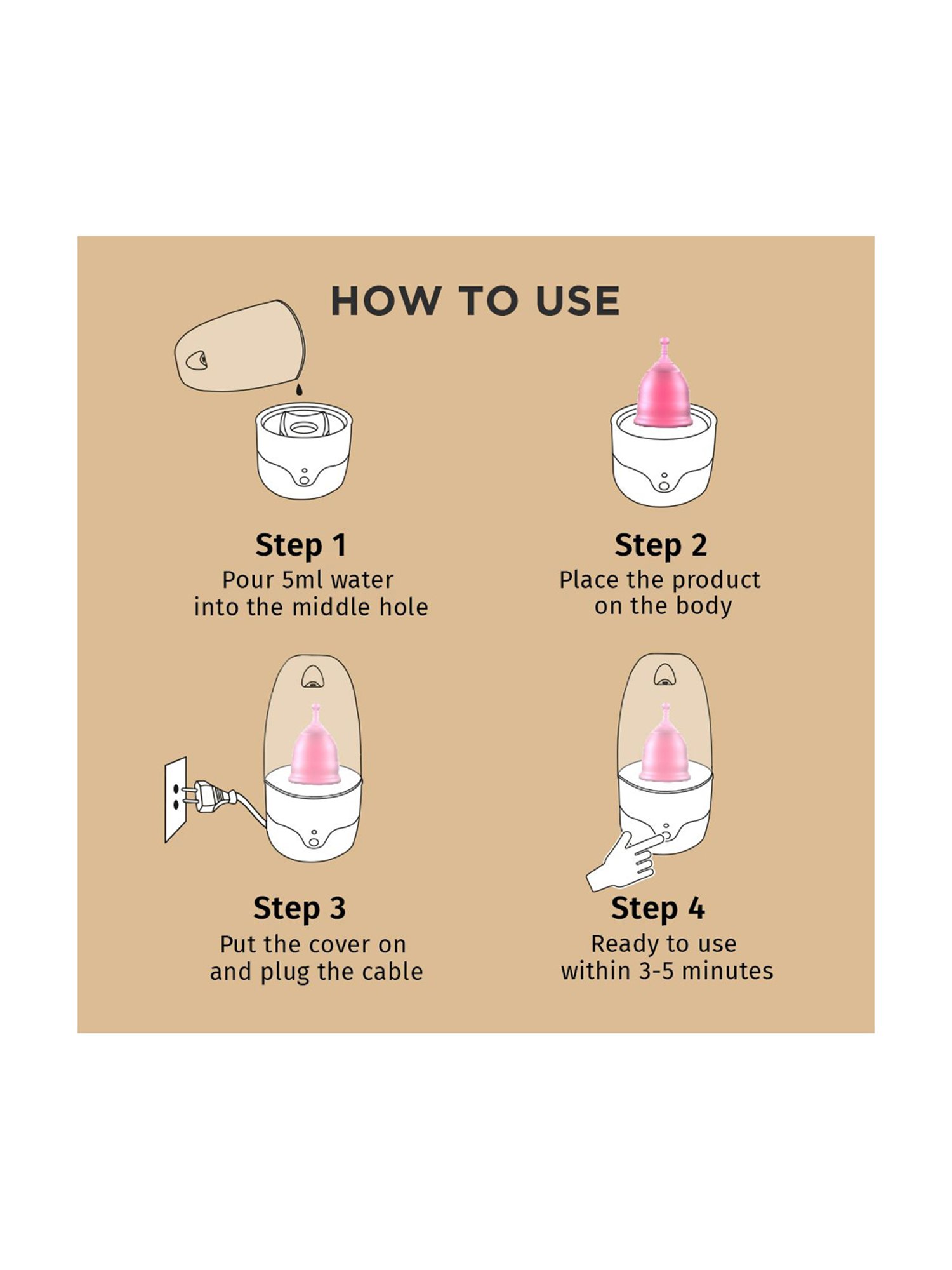 Namyaa Ultra Soft Medium Reusable Menstrual Cup - 50 gm