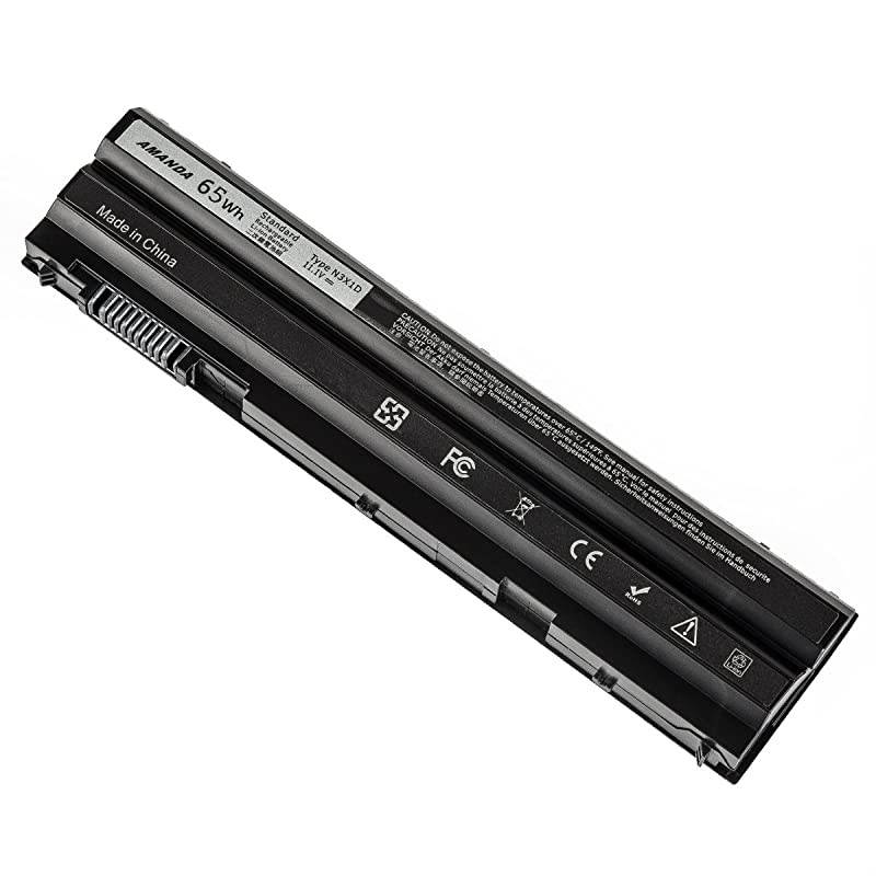 N3X1D Battery 111V 65Wh Compatible Dell Latitude E6540 E6440 E5530 E5430 E6520 E6420 Precision M2800 Series 6cell