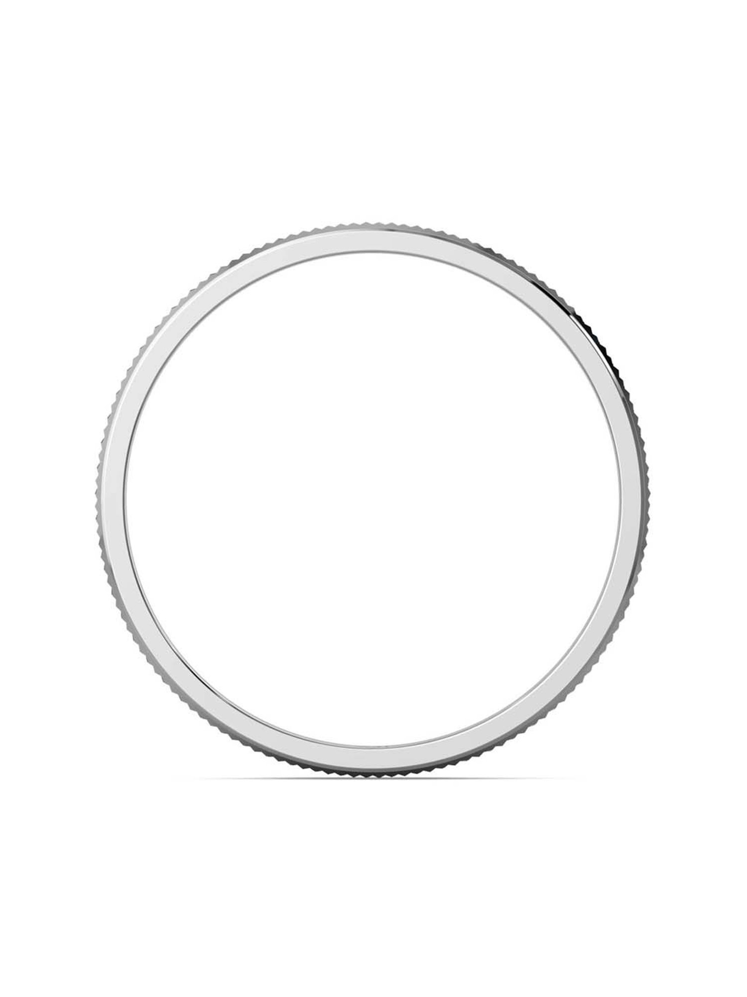 Joyalukkas Polished Extravagant Men's Platinum Ring