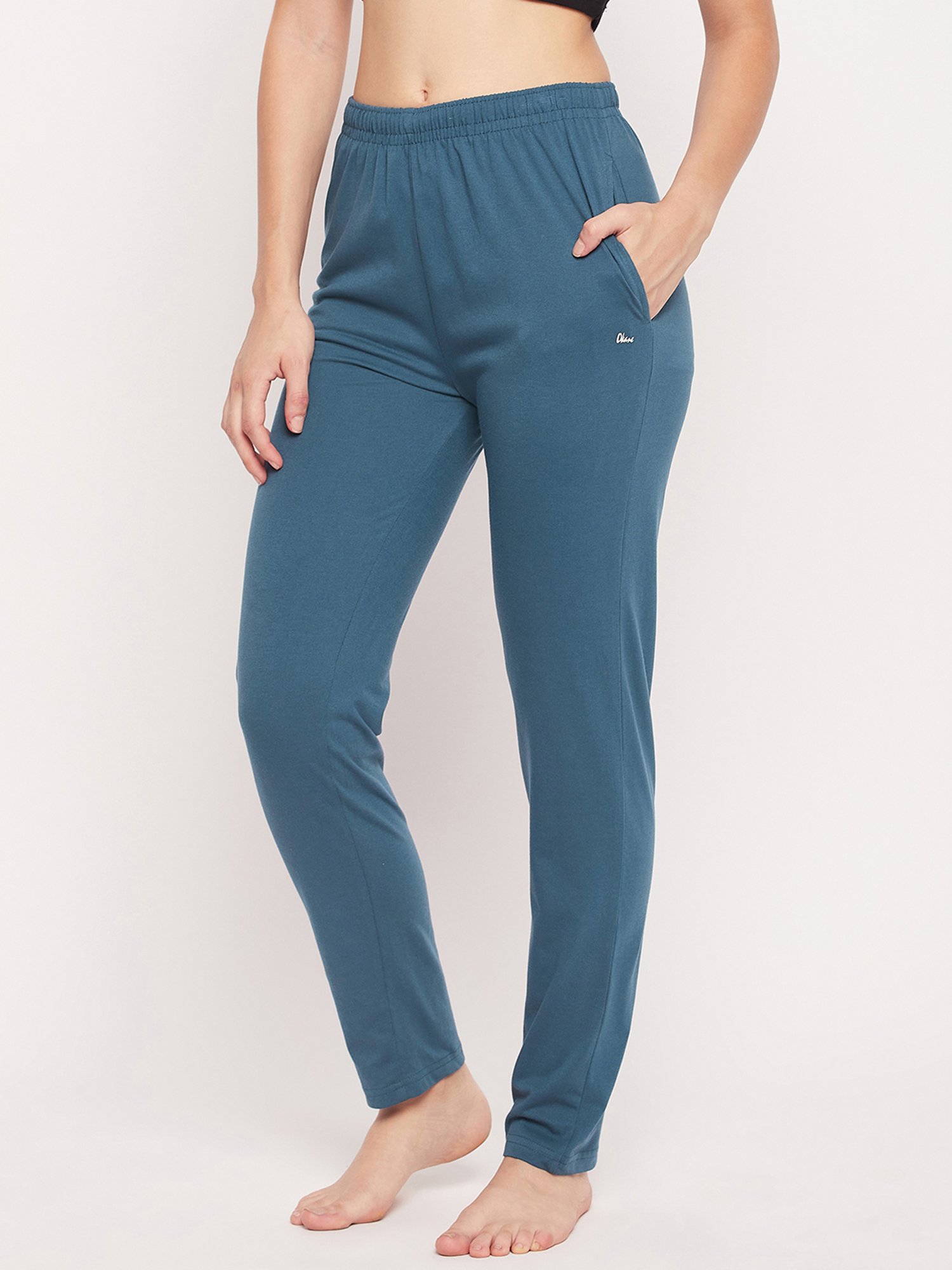Okane Blue Mid Rise Lounge Pants