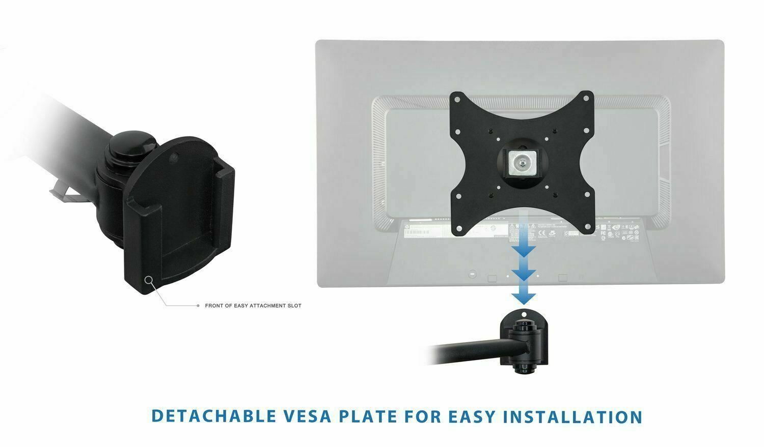 TV Wall Mount Bracket | Fits 23-42 Inch Flat Screens and Monitors