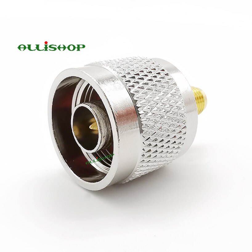 100Pcs N Male Plug to SMA Female Jack RF Coax Adapter convertor Straight Mobile Signal Booster Repeater Amplifier