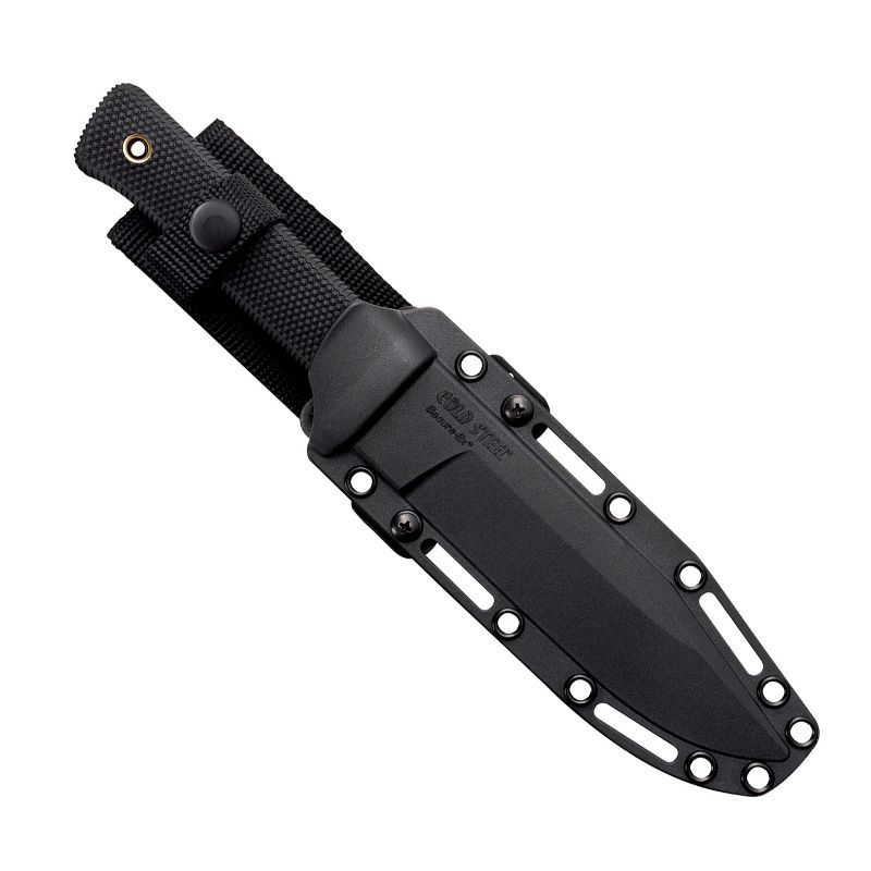 Cold Steel SRK in San Mai 6-Inch  Steel Spear Point Tactical Fixed Blade Knife with Secure Safety Sheath