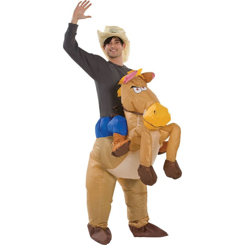 Adult Inflatable Riding Horse Costume