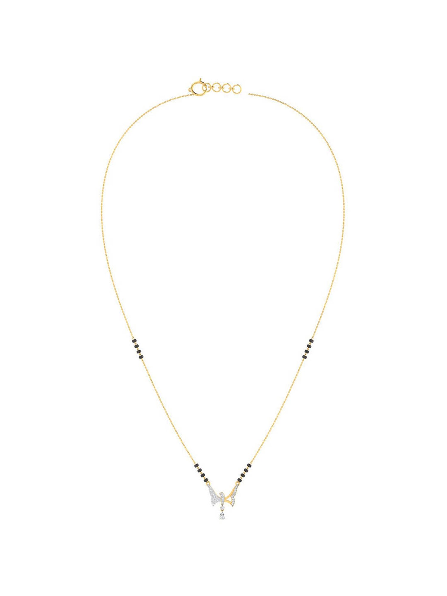 Waman Hari Pethe Jewellers 18k Gold & Diamond Mangalsutra for Women