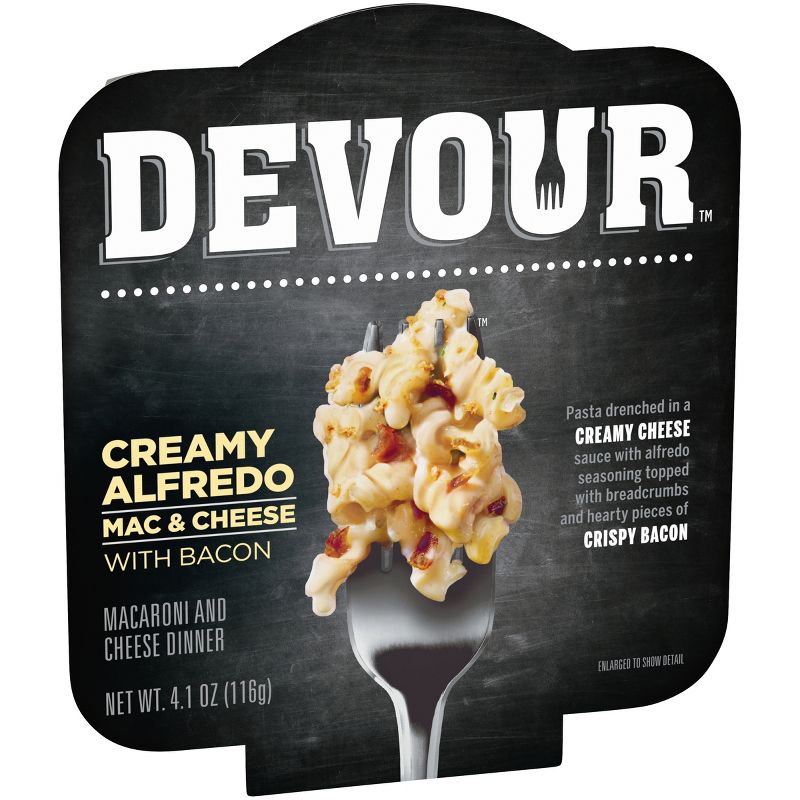 Devour Alfredo Mac & Cheese with Bacon - 4.1oz