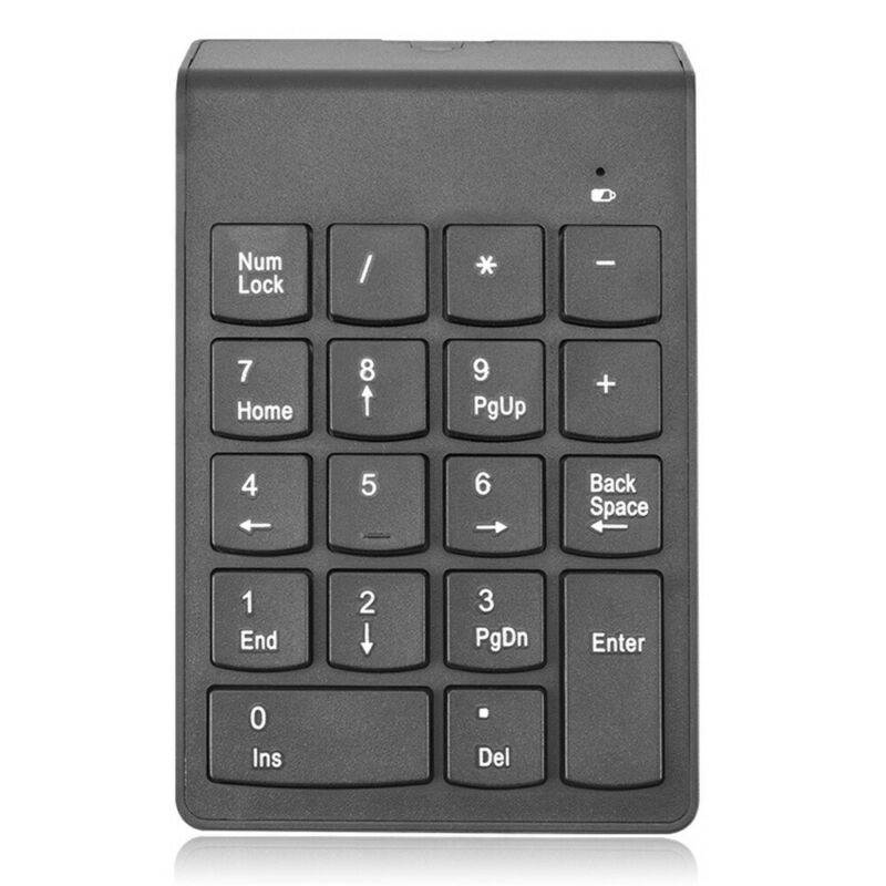 Vicabo 18 Keys Wireless Bluetooth Numeric Keypad, Mini Digital Keyboard for IMac/MacBook Air/ Notebook/Desktop
