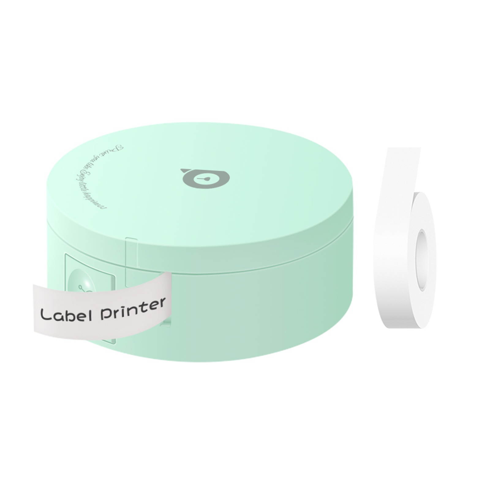 PeriPage L1 Mini Pocket BT Label Maker Sticker Inkless Portable Thermal Label Printer with 1 Roll White Paper Tape Compatible with iOS Android Smartphone for Home Office School Retail Store Name Price