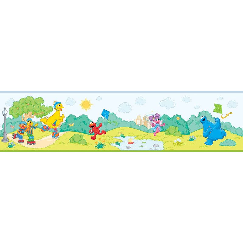 Sesame Street Peel and Stick Wallpaper Border - RoomMates