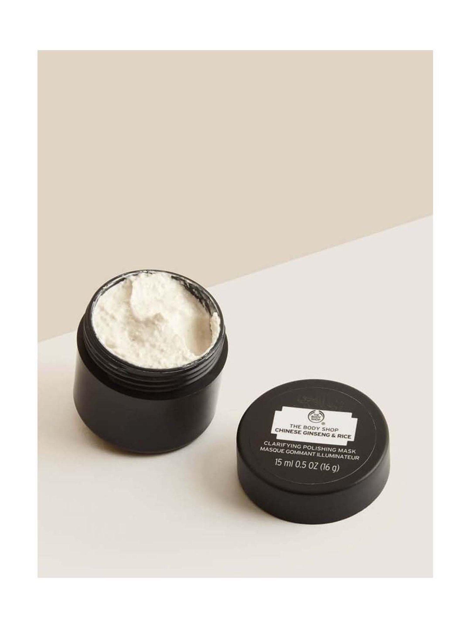 The Body Shop Chinese Ginseng & Rice Clarifying Polishing Mask - 15 ml