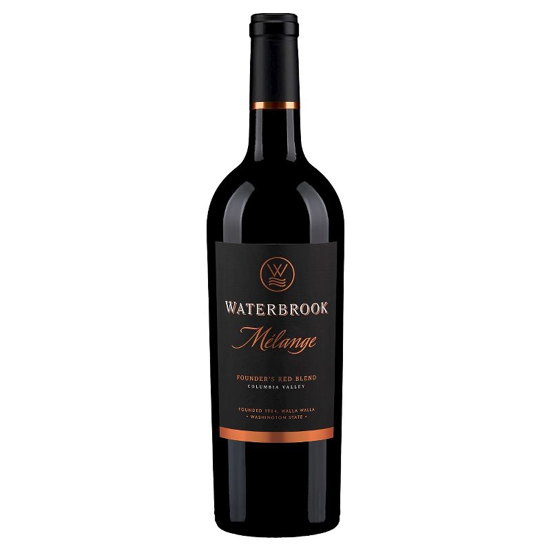 Waterbrook Melange Noir Red Blend Wine - 750ml Bottle
