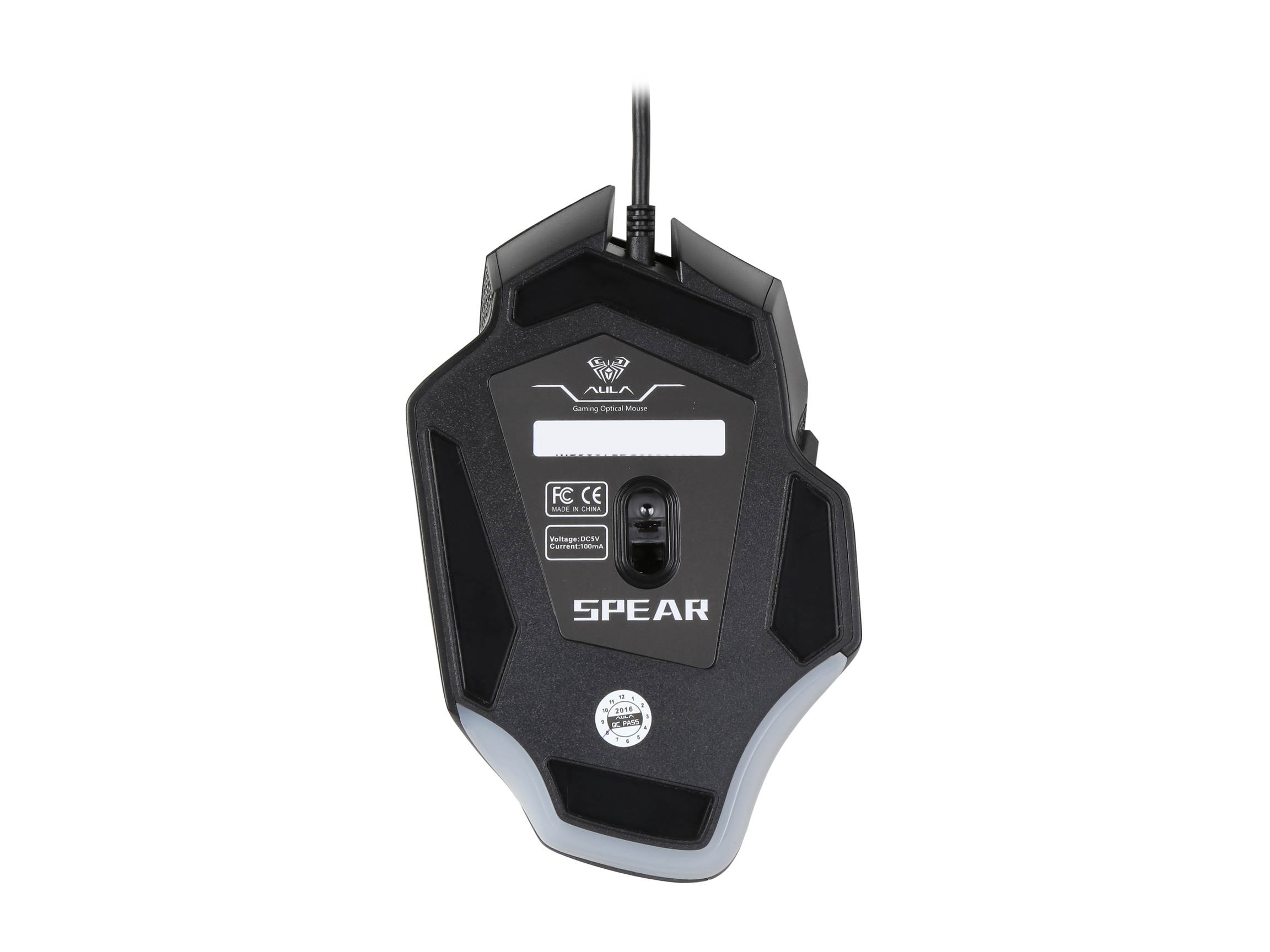 AULA USB Wired Optical Mouse with 6 Keys 3500 dpi