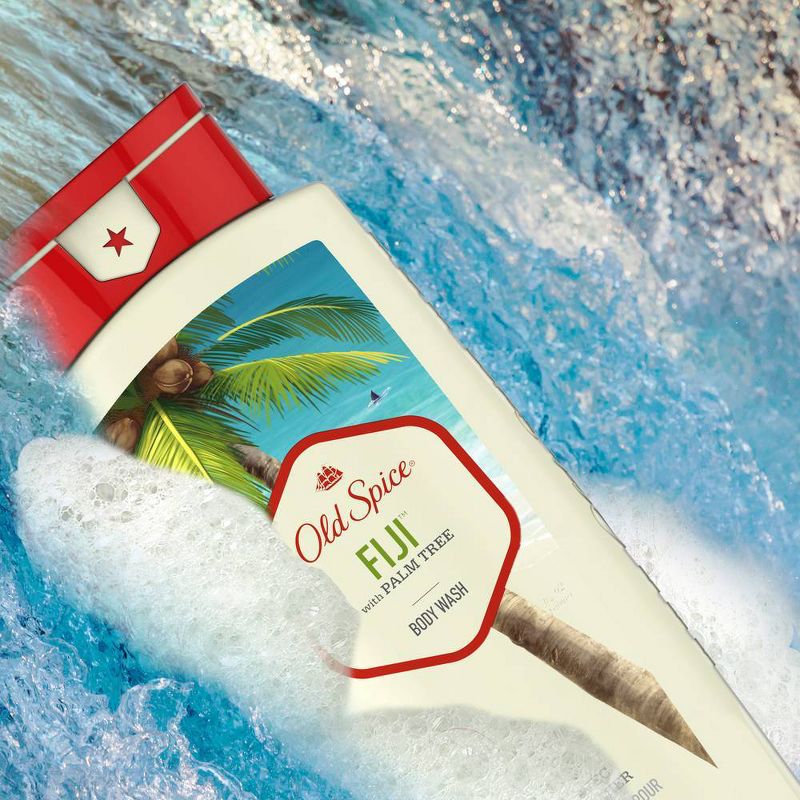 Old Spice Body Wash for Men Fiji with Palm Tree Scent Inspired by Nature - 16 fl oz