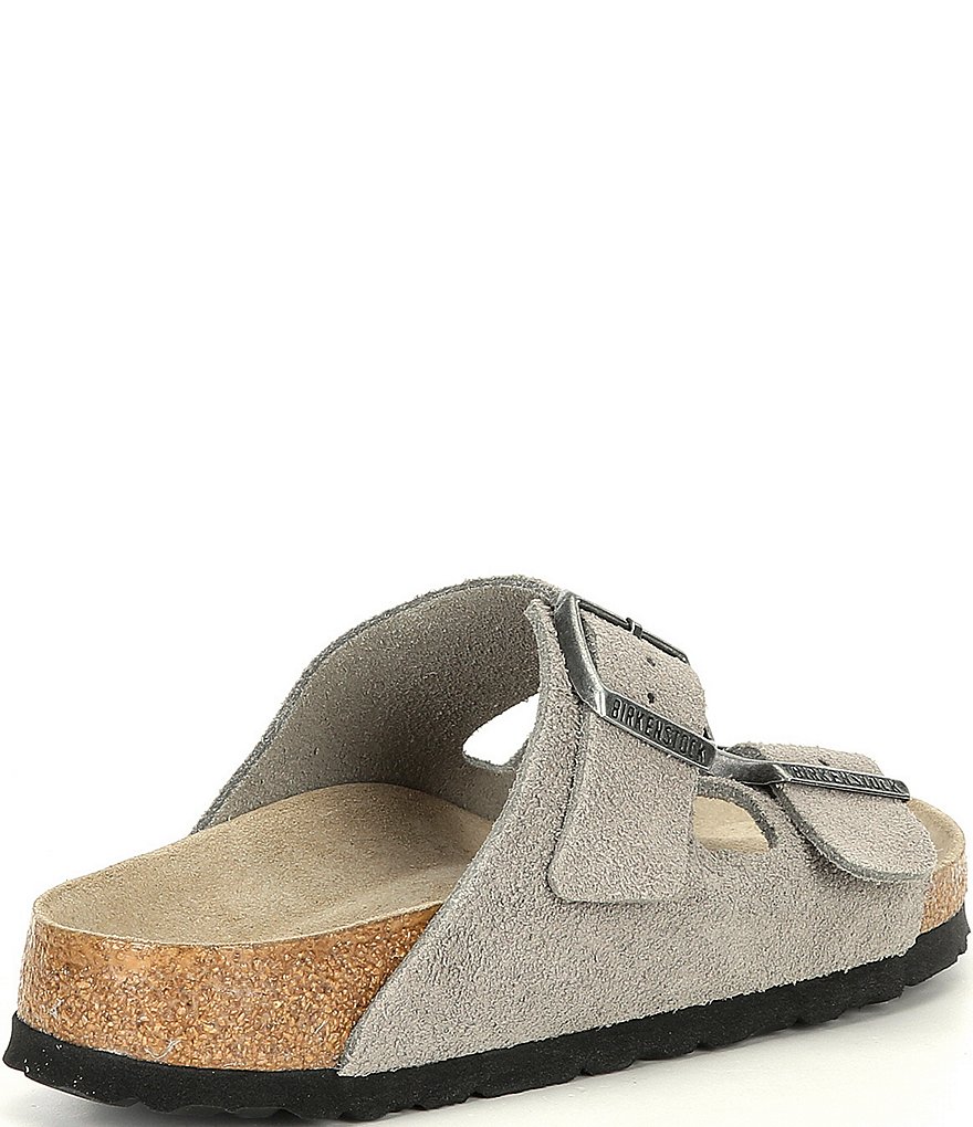 Birkenstock Women's Arizona Suede Dual Adjustable Buckle Strap Sandals
