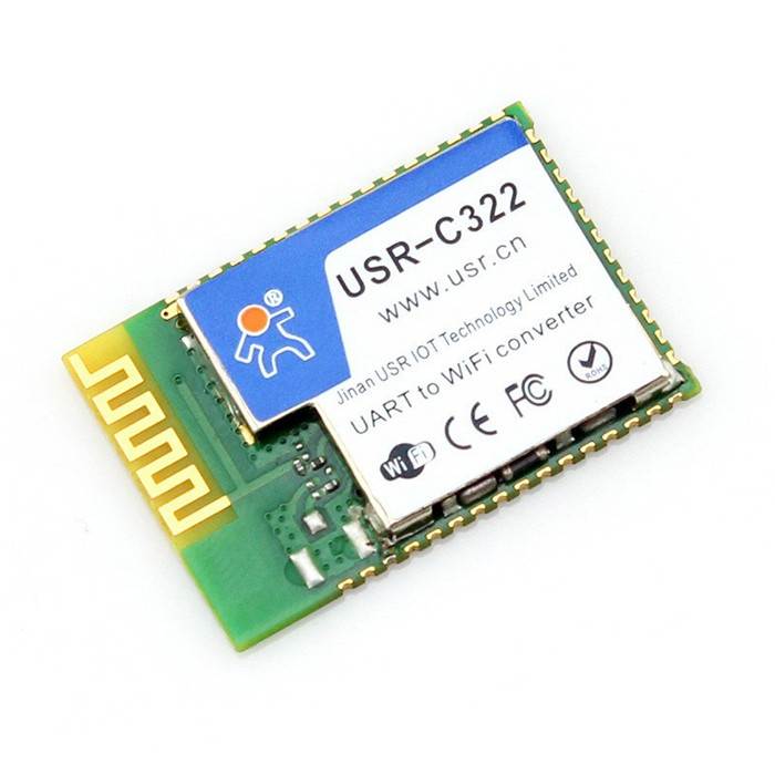 USR-C322 Industrial Low Power Serial UART to Wifi Module with TI CC3200 Chip