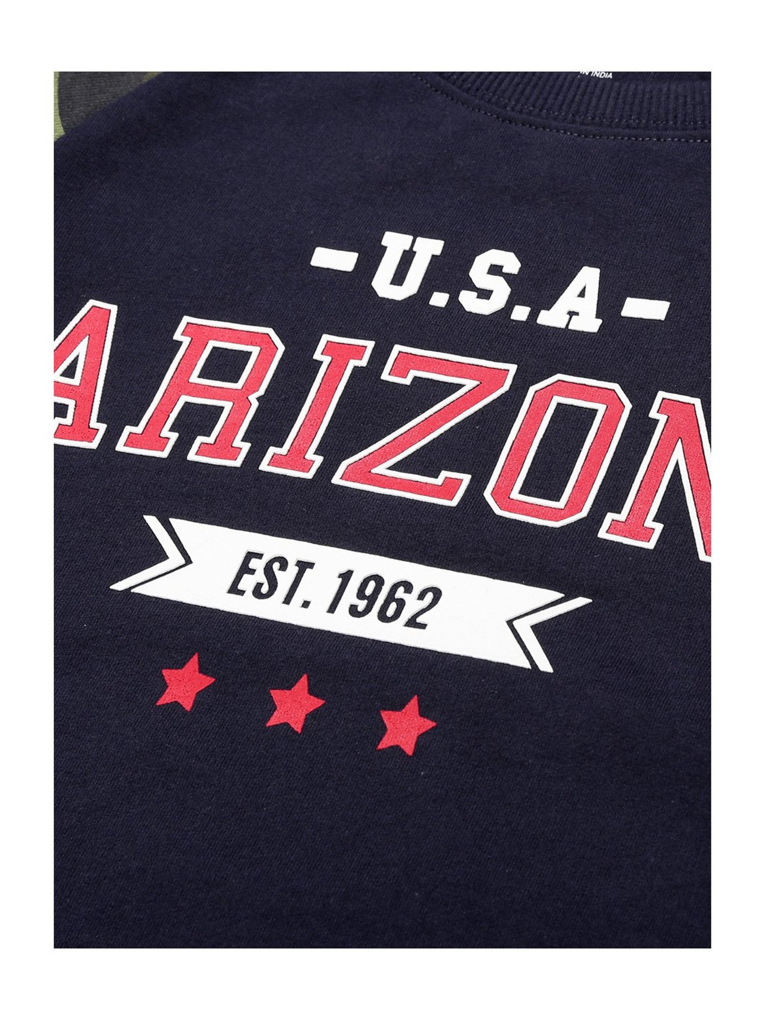 Mothercare Kids Navy Embellished Full Sleeves Sweatshirt