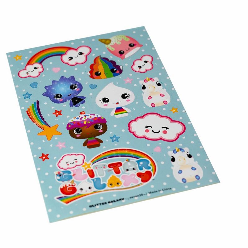 Seven20 Glitter Galaxy Sticker Friends Sheet Wave 1