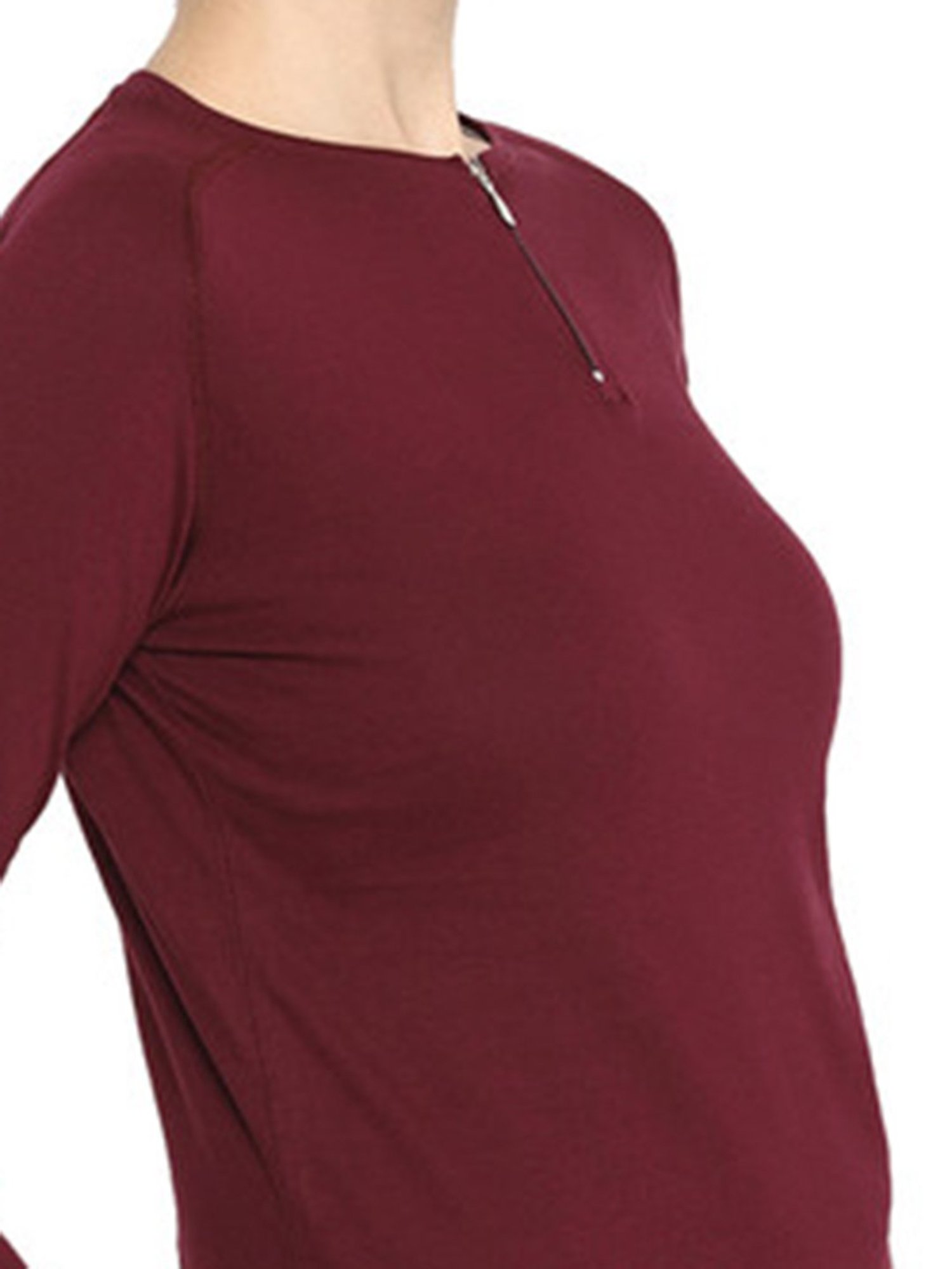 Appulse Maroon & Dark Pink Cotton T-Shirt - Pack of 2