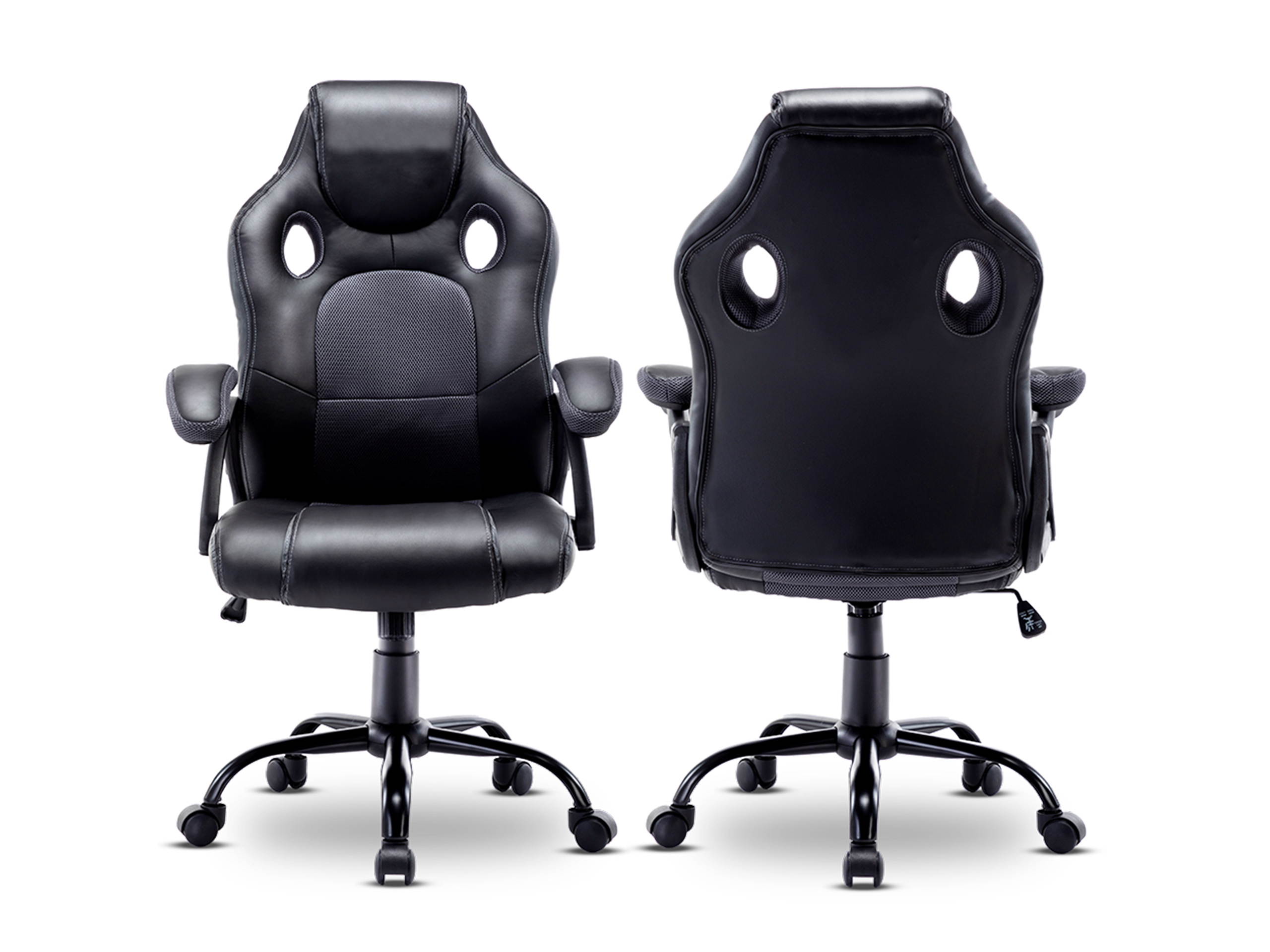 Volans Breathable Mesh Gaming Chair,Ergonomic Racing Office Computer Game Chair-Swivel Rocker E-Sports Chair with Adjustable Backrest and Seat Height,Dark Grey