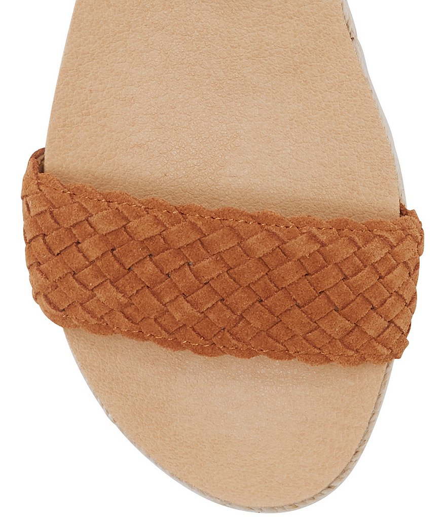 Lucky Brand Grecilyn Suede Espadrille Wedge Sandals
