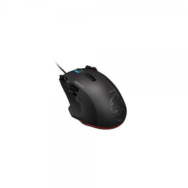 ROCCAT Tyon R3 Programmable Laser USB Gaming Mouse with Tracking Control, Customizable Thumb Paddle and Fin Switch, Onboard Memory and MCU, 8200 DPI and RGBY Illumination for PC, Laptop ? BLACK
