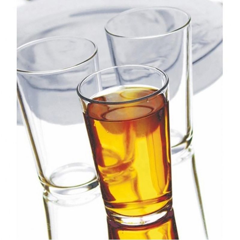 Duralex Urie 11.5 Ounce Clear Tempered Glass Impact and Chip Resistant Stacking Drinkware Tumbler Drinking Glasses, 6 Pieces (2 Pack)