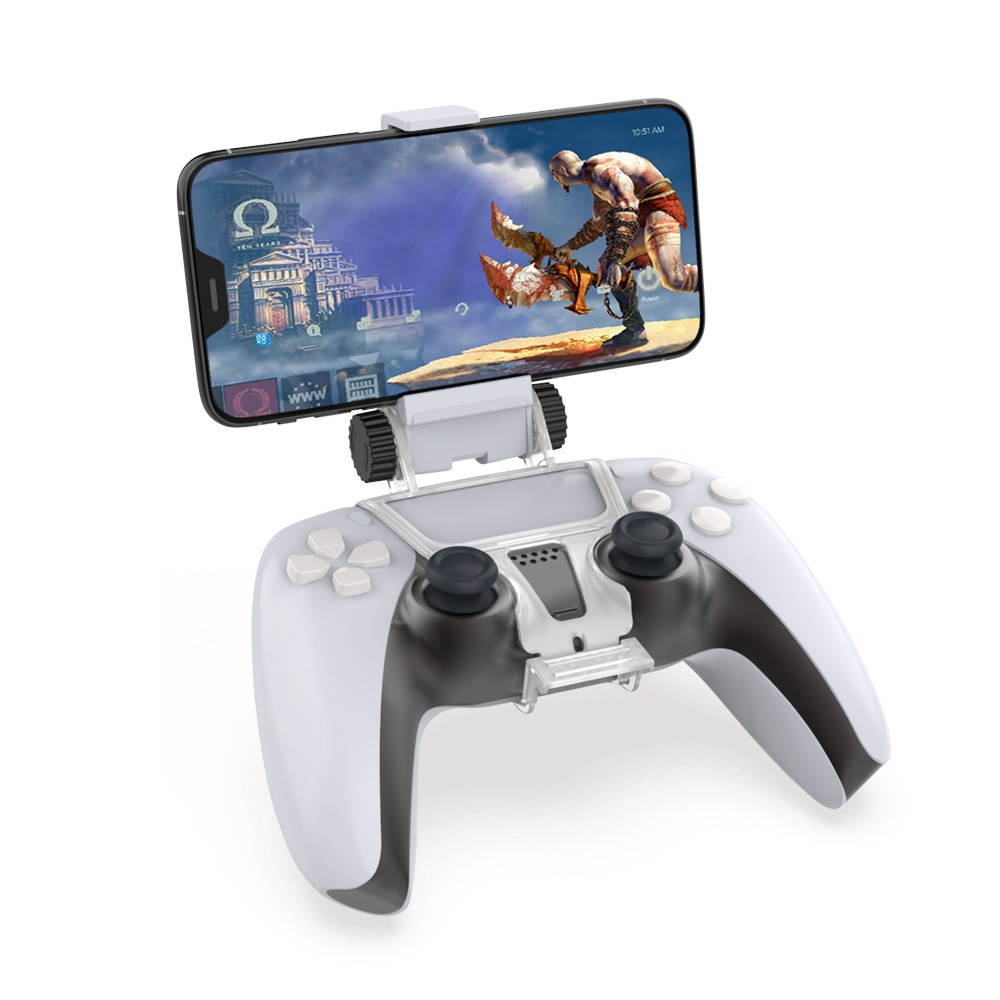 DOBE TP5-0527B PS5 Wireless Gamepad Stand for PS5 Game Controller Adjustable Rotating Bracket Mobile Phone Clamp-TP5-0527B
