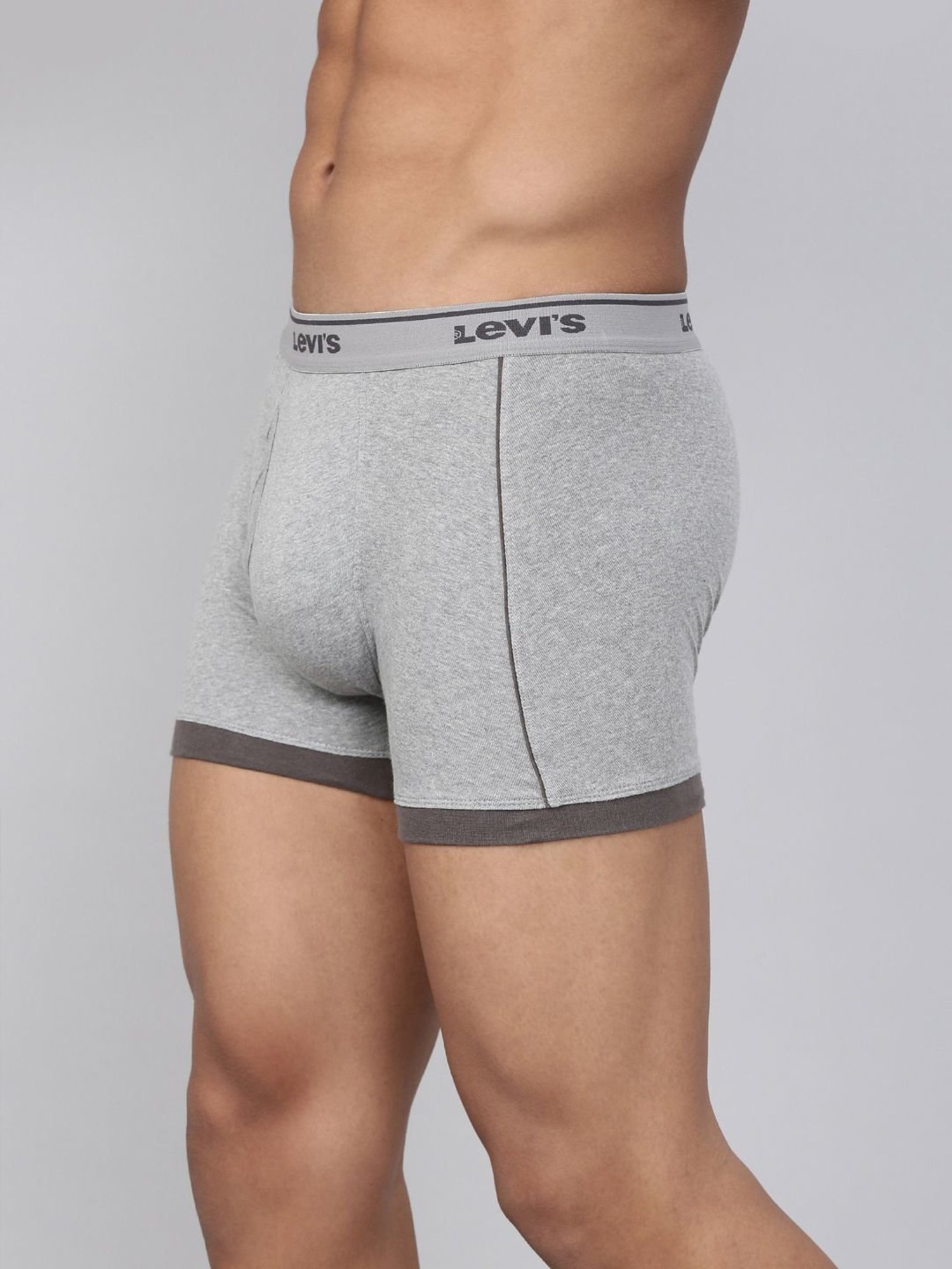 Levi's Multi Cotton Regular Fit Trunks - Pack Of 2
