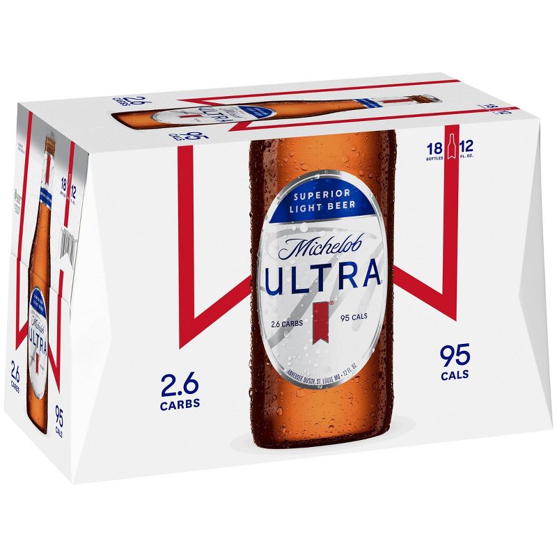 Michelob Ultra Superior Light Beer - 18pk/12 fl oz Bottles