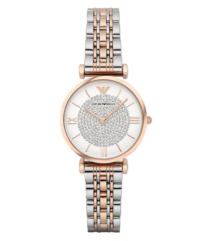 Emporio Armani Gia Two Tone Bracelet Watch