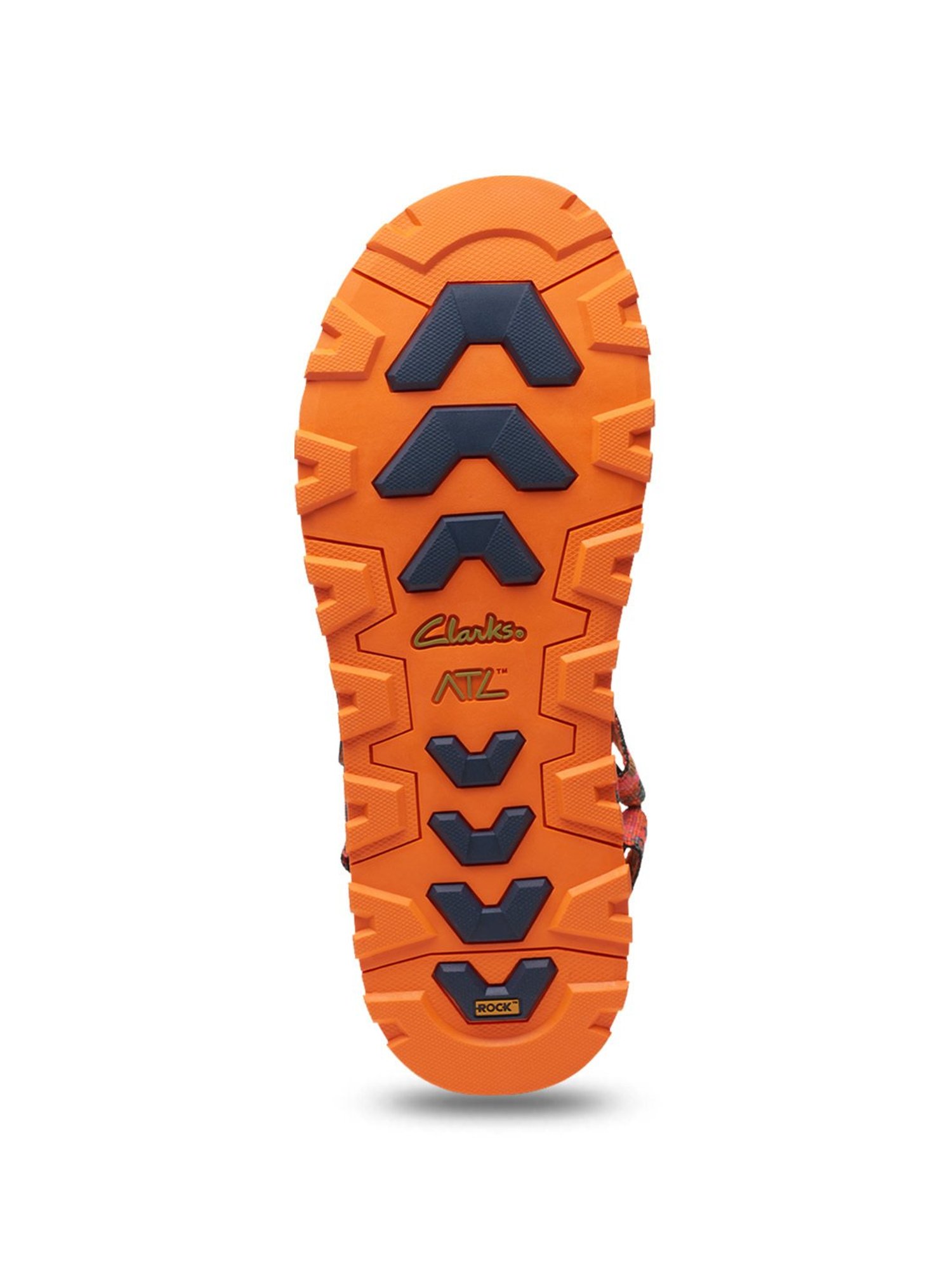 Clarks Men's ATL Trek Orange Floater Sandals