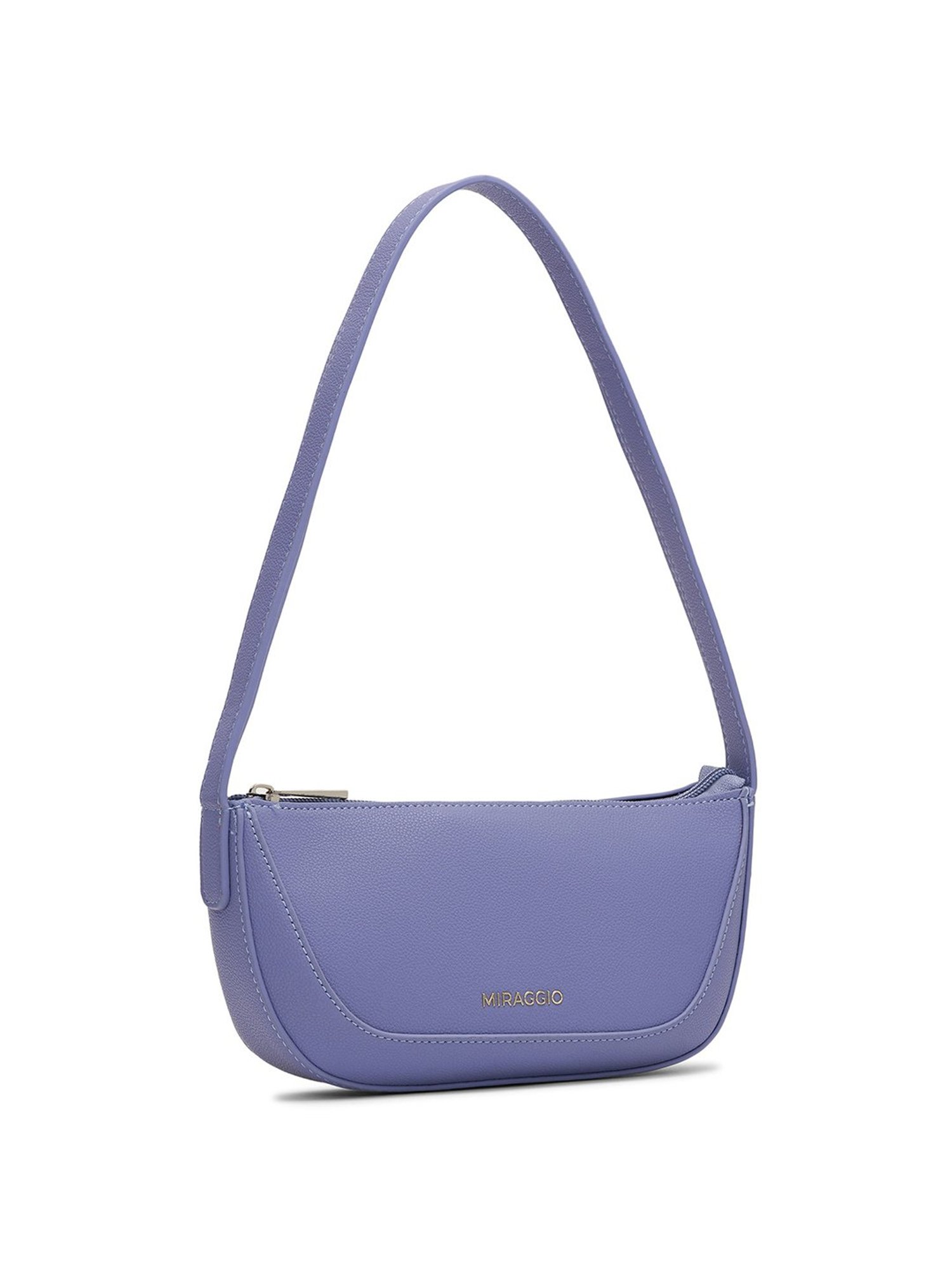 Miraggio Freya Purple Solid Small Shoulder Handbag