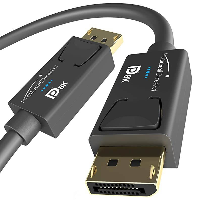8K DisplayPort Cable Version 14 VESA Certified Supports 8K 60 Hz 4K 120 Hz HBR3 DSC HDR10 DP8K 3 feet