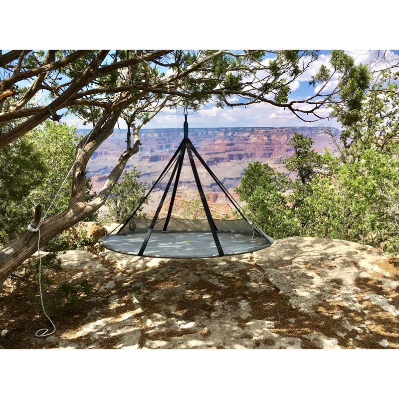 Camping Hammock with Mosquito Netting Olive - Smart Living
