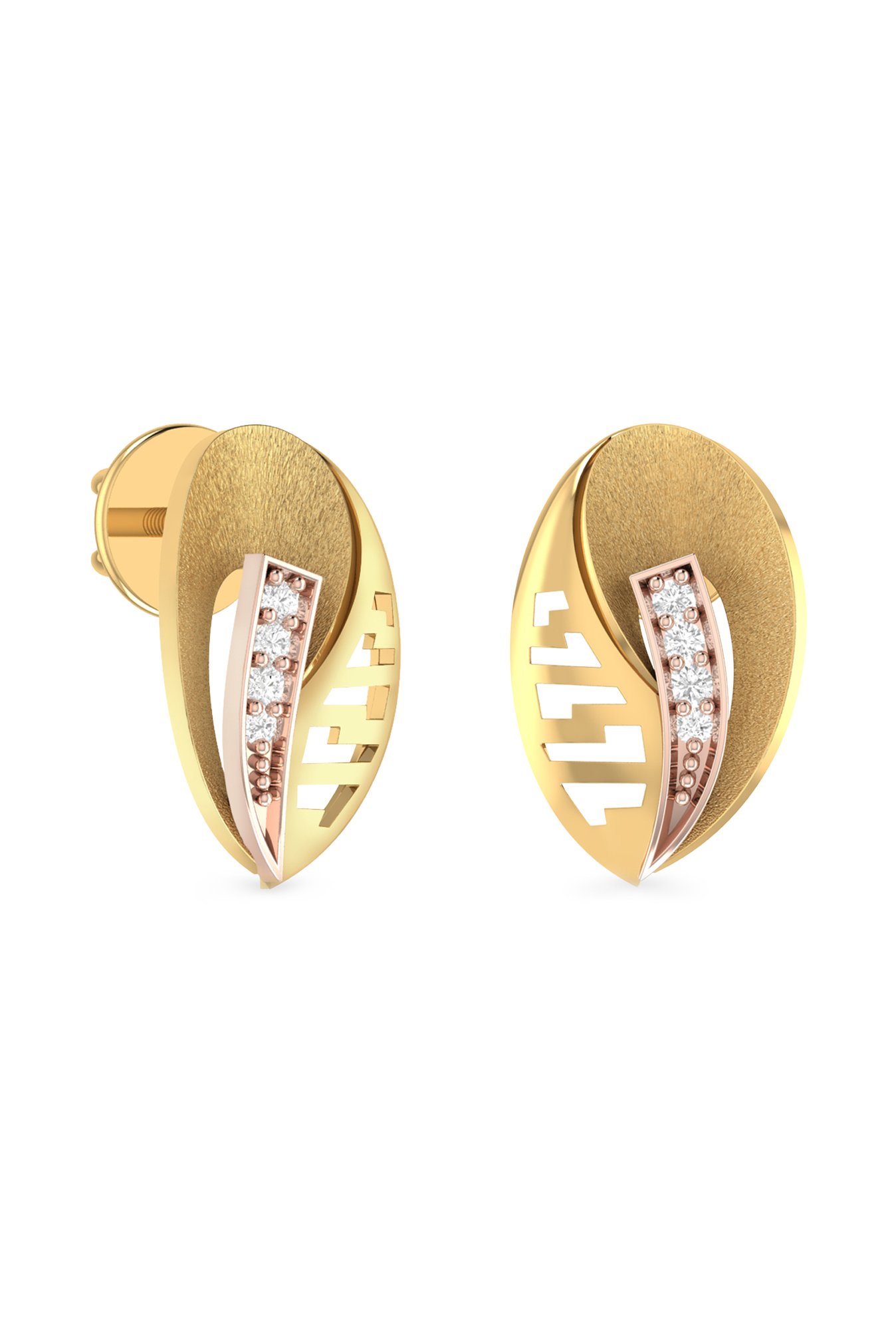 PC Jeweller Keena 22 kt Gold Earrings