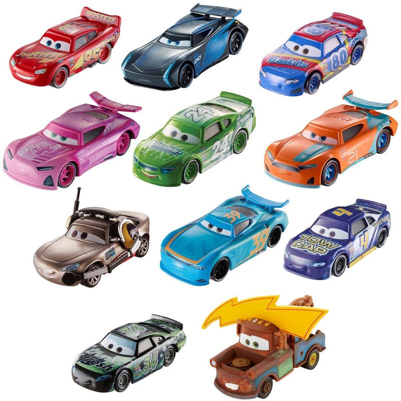 Disney Pixar Cars Piston Cup Race Die-Cast 11pk - Individual Cars May Vary.