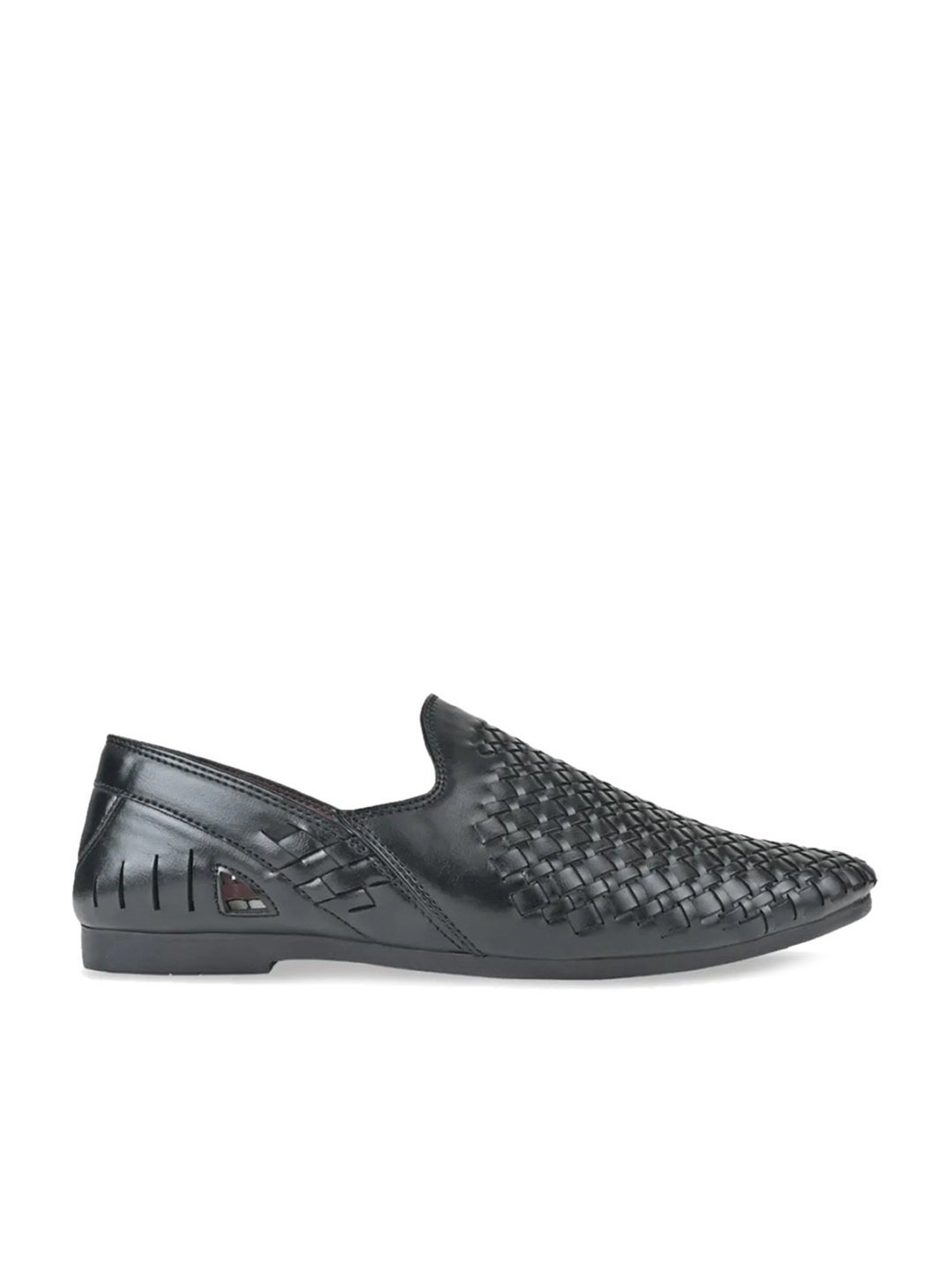 Regal Men's Black Ethnic Juttis