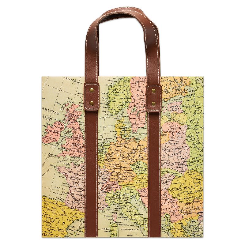 Large Gift Bag Map - Papyrus