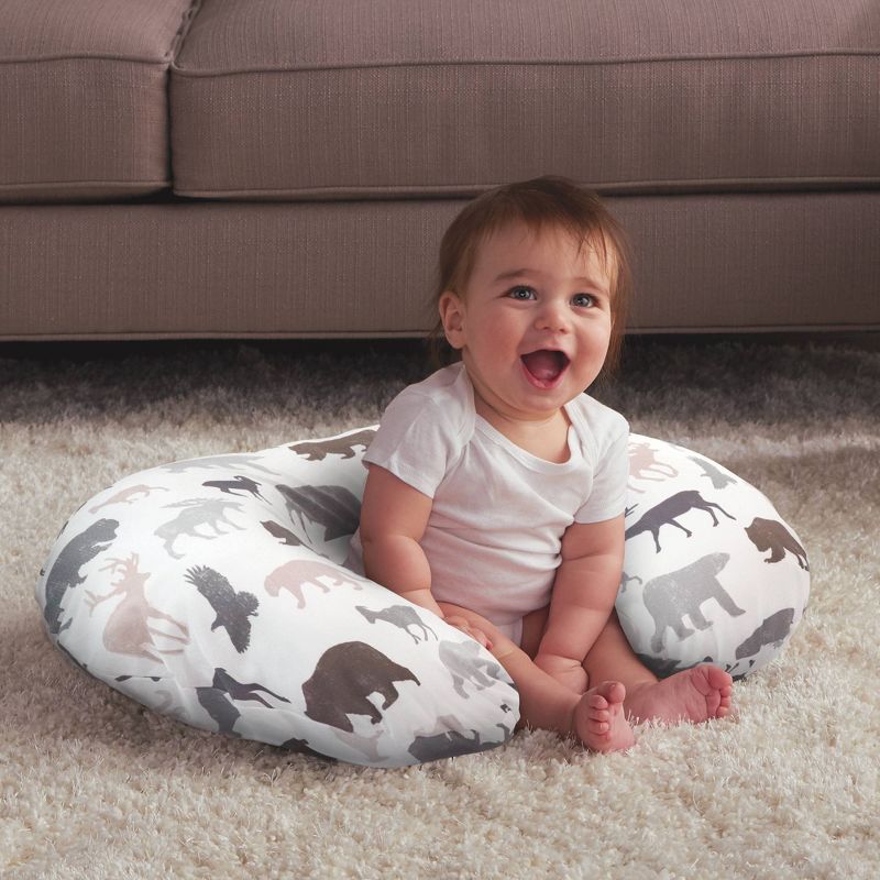 Boppy Original Feeding and Infant Support Pillow - Neutral Wildlife