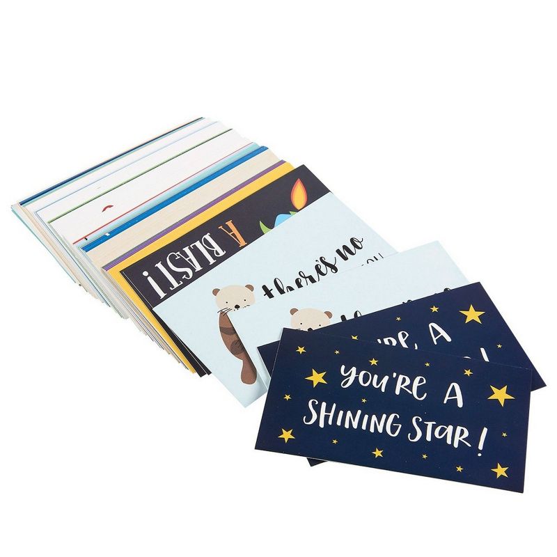 Best Paper Greetings Lunch Box Notes Inspirational and Motivational Note Cards 60-Pack for Kids Friendship School Love , 2 X 3.5 inches