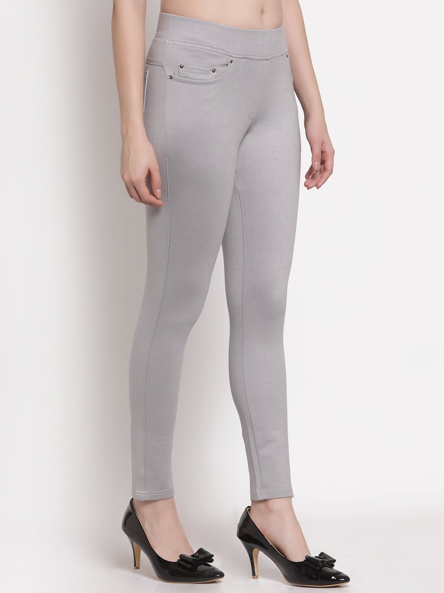 Westwood Grey Skinny Fit Jeggings