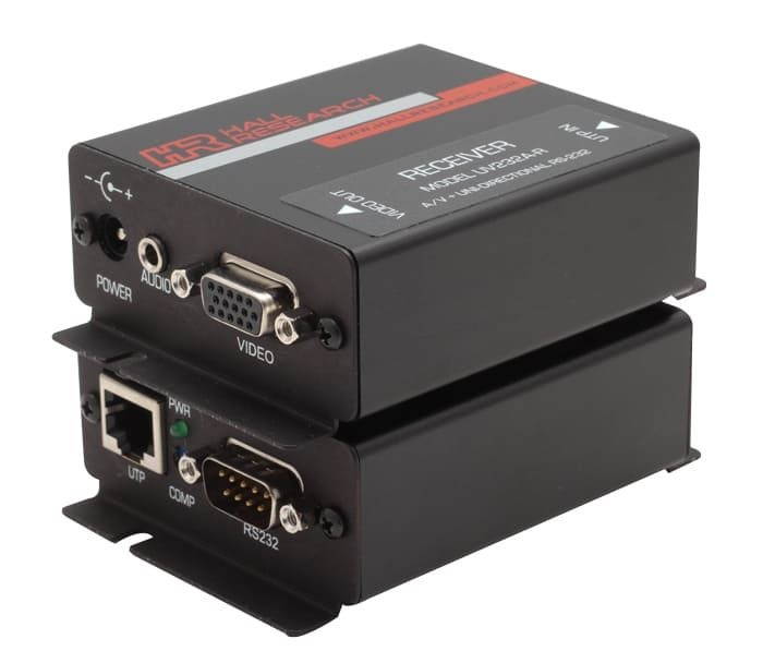 Hall Research - UV232A - Hall Research VGA Audio & Uni-Directional RS-232 Sender and Receiver Kit