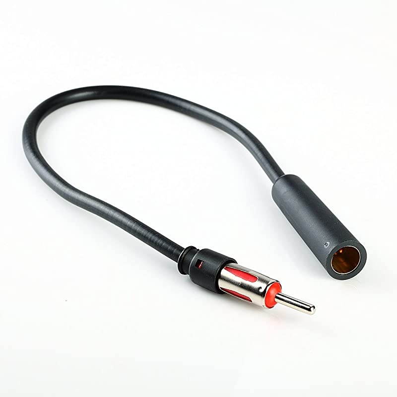 Universal Male Female Car AM FM Antenna ExtensionExtender Cable