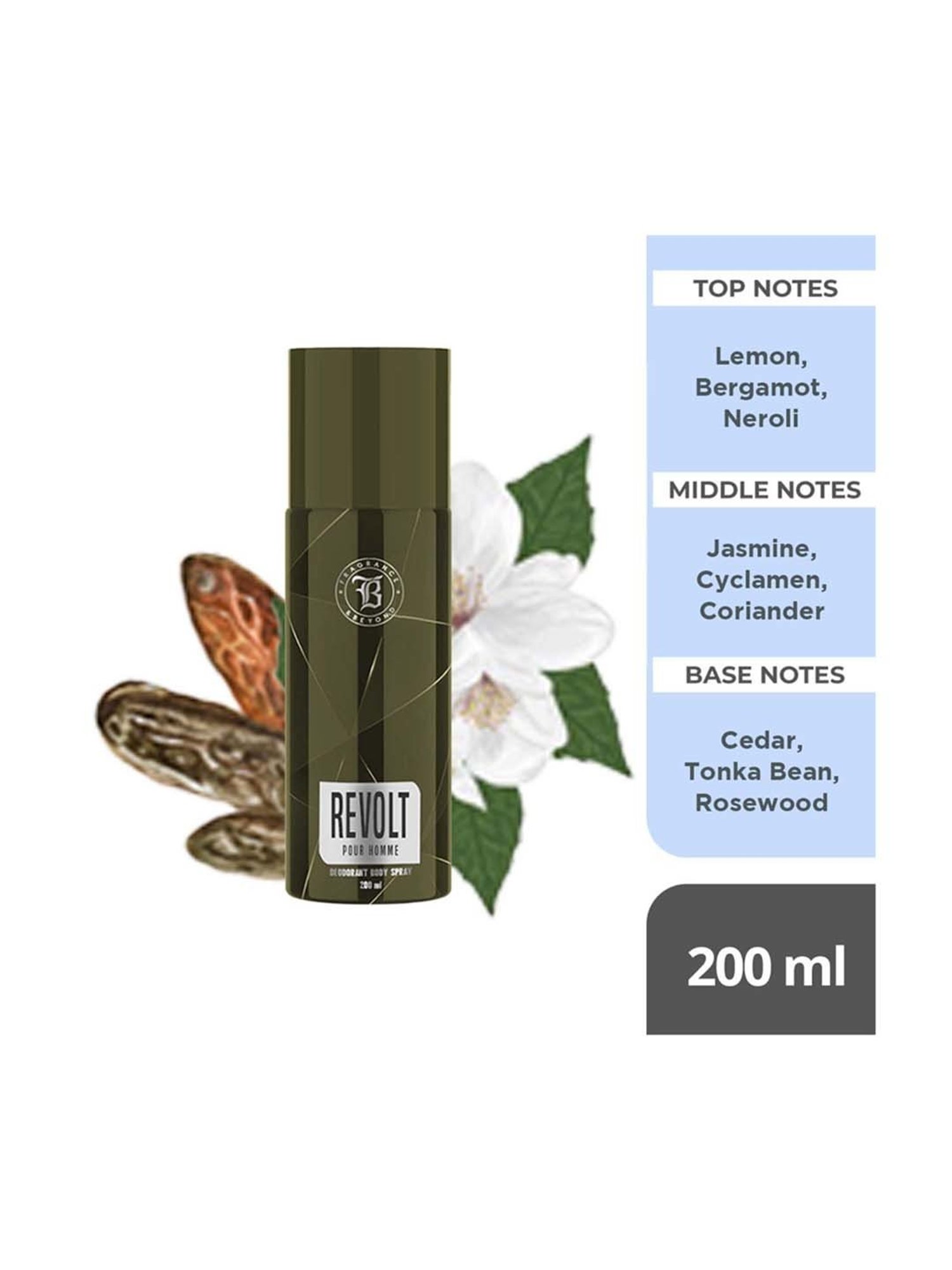 Fragrance & Beyond Revolt and Social Deodorant Body Spray for Men Pack of 2